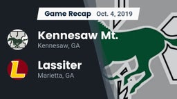 Recap: Kennesaw Mt.  vs. Lassiter  2019