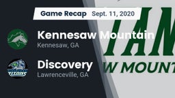 Recap: Kennesaw Mountain  vs. Discovery  2020