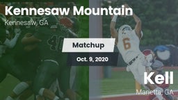 Matchup: Kennesaw Mt. High Sc vs. Kell  2020