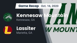 Recap: Kennesaw Mountain  vs. Lassiter  2020