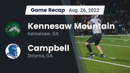 Recap: Kennesaw Mountain  vs. Campbell  2022