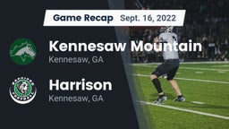 Recap: Kennesaw Mountain  vs. Harrison  2022
