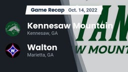 Recap: Kennesaw Mountain  vs. Walton  2022