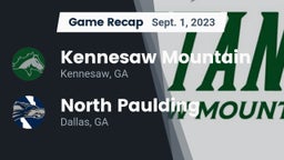 Recap: Kennesaw Mountain  vs. North Paulding  2023