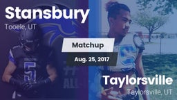 Matchup: Stansbury High vs. Taylorsville  2017