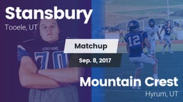 Matchup: Stansbury High vs. Mountain Crest  2017
