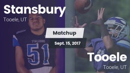 Matchup: Stansbury High vs. Tooele  2017