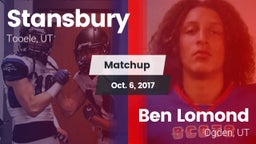 Matchup: Stansbury High vs. Ben Lomond  2017