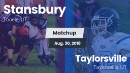 Matchup: Stansbury High vs. Taylorsville  2018