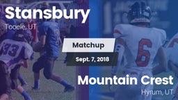 Matchup: Stansbury High vs. Mountain Crest  2018