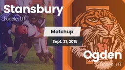 Matchup: Stansbury High vs. Ogden  2018