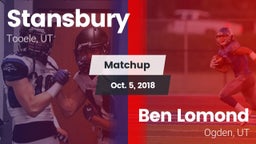 Matchup: Stansbury High vs. Ben Lomond  2018