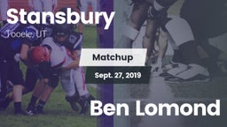 Matchup: Stansbury High vs. Ben Lomond 2019