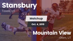 Matchup: Stansbury High vs. Mountain View  2019