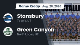 Recap: Stansbury  vs. Green Canyon  2020