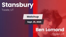 Matchup: Stansbury High vs. Ben Lomond  2020