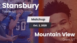 Matchup: Stansbury High vs. Mountain View  2020
