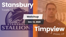 Matchup: Stansbury High vs. Timpview  2020