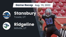 Recap: Stansbury  vs. Ridgeline  2022