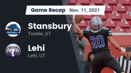 Recap: Stansbury  vs. Lehi  2021