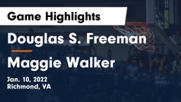 Douglas S. Freeman  vs Maggie Walker  Game Highlights - Jan. 10, 2022