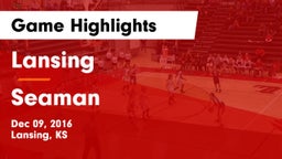 Lansing  vs Seaman  Game Highlights - Dec 09, 2016