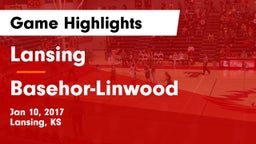 Lansing  vs Basehor-Linwood  Game Highlights - Jan 10, 2017