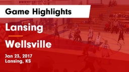 Lansing  vs Wellsville  Game Highlights - Jan 23, 2017