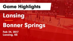 Lansing  vs Bonner Springs  Game Highlights - Feb 24, 2017