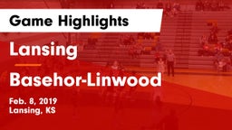 Lansing  vs Basehor-Linwood  Game Highlights - Feb. 8, 2019