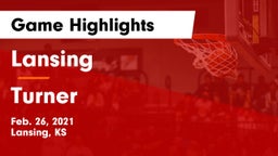 Lansing  vs Turner  Game Highlights - Feb. 26, 2021