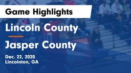 Lincoln County  vs Jasper County  Game Highlights - Dec. 22, 2020