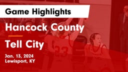 Hancock County  vs Tell City  Game Highlights - Jan. 13, 2024