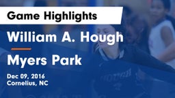 William A. Hough  vs Myers Park  Game Highlights - Dec 09, 2016