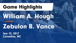 William A. Hough  vs Zebulon B. Vance  Game Highlights - Jan 13, 2017
