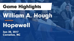 William A. Hough  vs Hopewell  Game Highlights - Jan 20, 2017