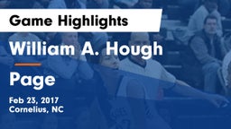 William A. Hough  vs Page  Game Highlights - Feb 23, 2017