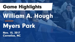 William A. Hough  vs Myers Park  Game Highlights - Nov. 15, 2017