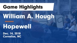 William A. Hough  vs Hopewell  Game Highlights - Dec. 14, 2018