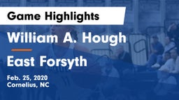 William A. Hough  vs East Forsyth  Game Highlights - Feb. 25, 2020