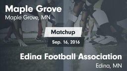 Matchup: Maple Grove High vs. Edina Football Association 2016