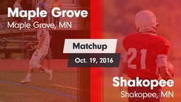 Matchup: Maple Grove High vs. Shakopee  2016