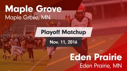 Matchup: Maple Grove High vs. Eden Prairie  2016
