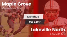 Matchup: Maple Grove High vs. Lakeville North  2017