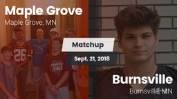 Matchup: Maple Grove High vs. Burnsville  2018