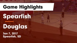 Spearfish  vs Douglas  Game Highlights - Jan 7, 2017