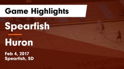 Spearfish  vs Huron  Game Highlights - Feb 4, 2017