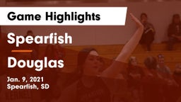 Spearfish  vs Douglas  Game Highlights - Jan. 9, 2021