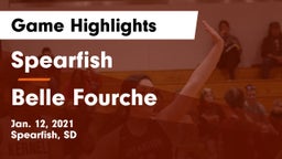 Spearfish  vs Belle Fourche  Game Highlights - Jan. 12, 2021