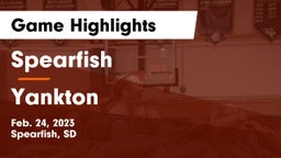 Spearfish  vs Yankton  Game Highlights - Feb. 24, 2023